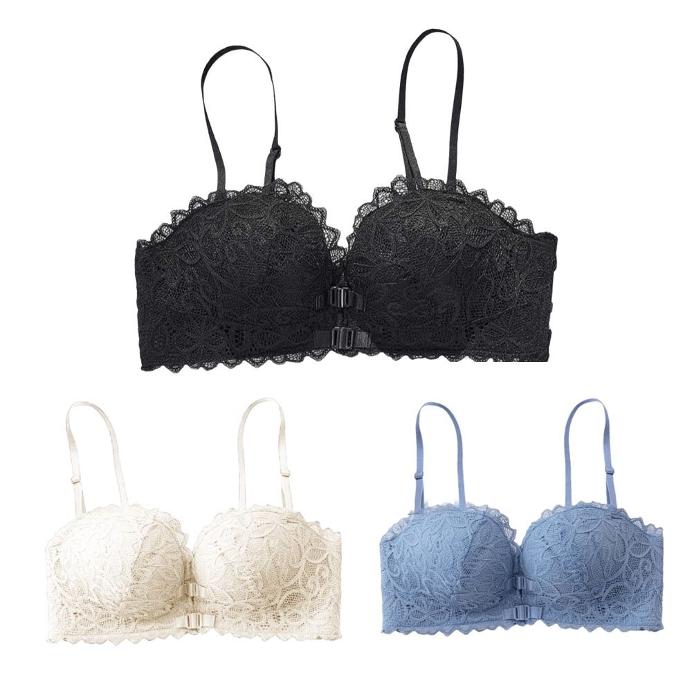 ชุดชั้นใน บราแบบติดกระดุมด้านห - Wirefree Bra Comfort บทวิจารณ์และราคา